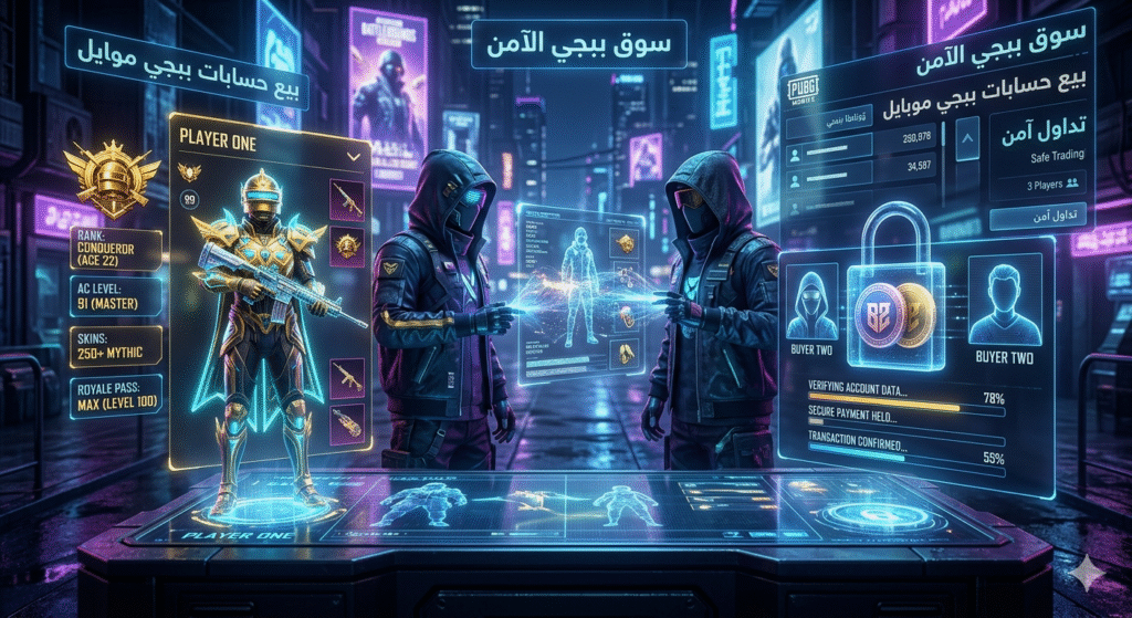 متجر بيع حسابات ببجي